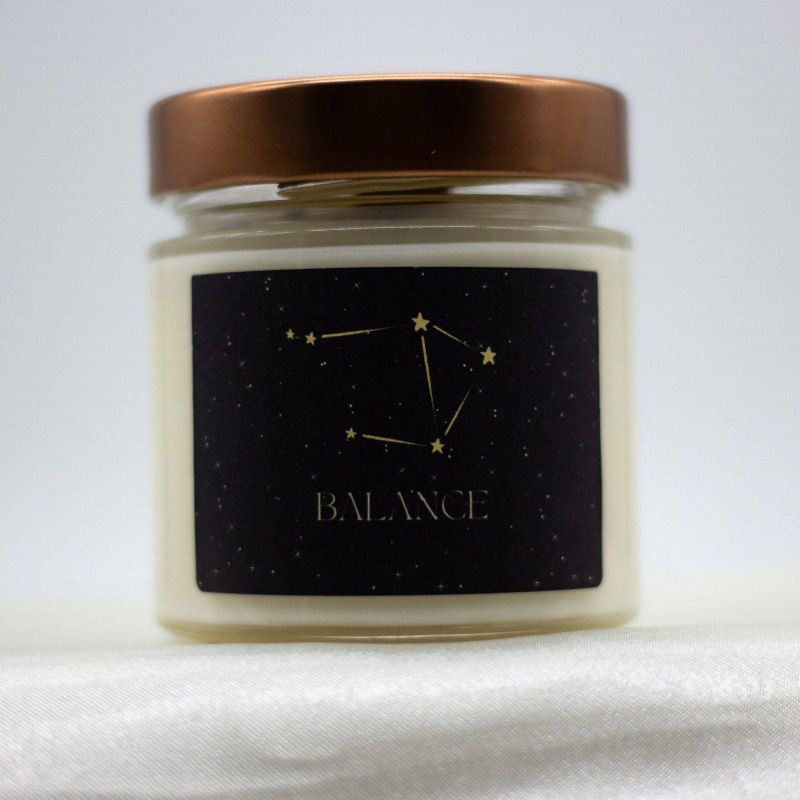 Libra Zodiac Soya Wax Candle With Necklace