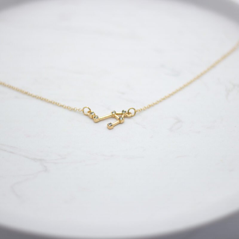 Libra Zodiac Soya Wax Candle With Necklace - Image 5