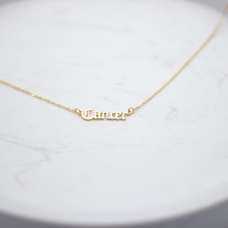 Cancer Zodiac Soy Wax Candle With Necklace - Image 3