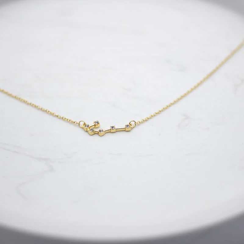 Cancer Zodiac Soy Wax Candle With Necklace - Image 5