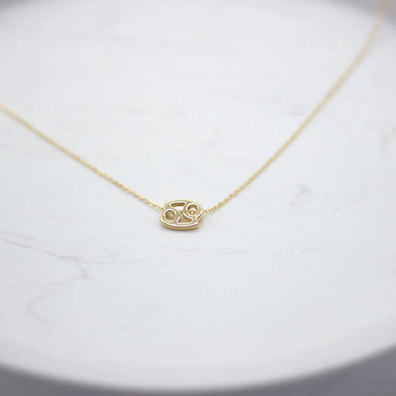 Cancer Zodiac Soy Wax Candle With Necklace - Image 4