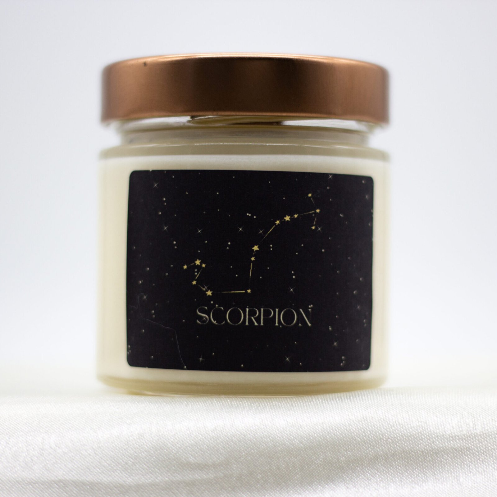 Scorpion Zodiac Soya Wax Candle With Necklace