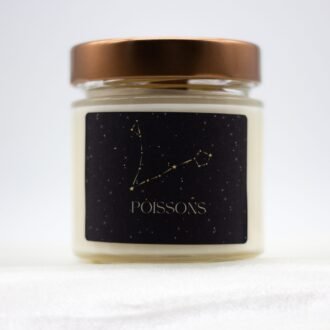Pisces Zodiac Soya Wax Candle With Necklace