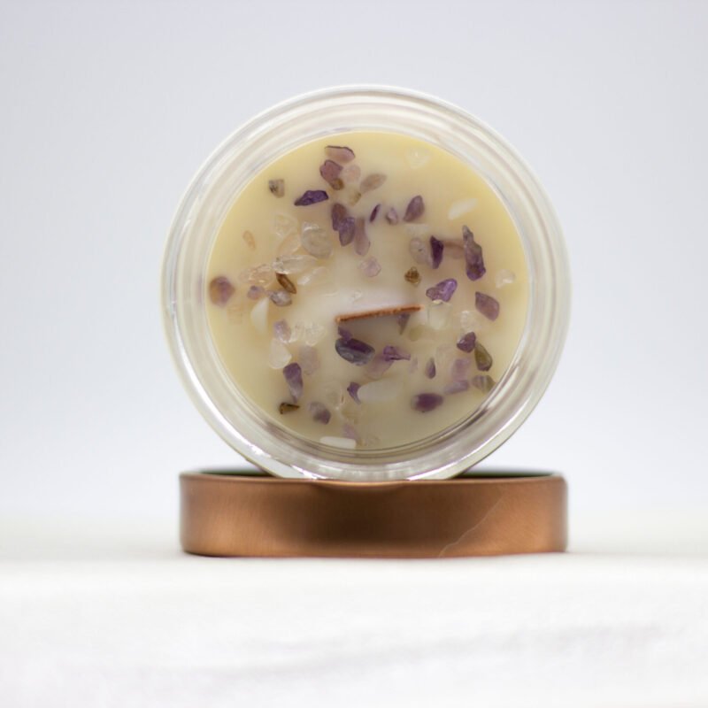 Pisces Zodiac Soya Wax Candle With Necklace - Image 2