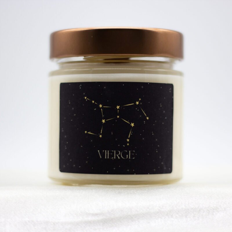 Vierge Zodiac Soya Wax Candle With Necklace