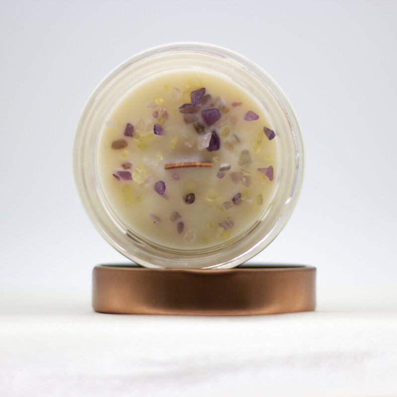 Vierge Zodiac Soya Wax Candle With Necklace - Image 2