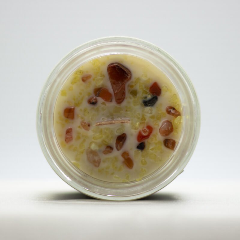 Taurus Zodiac Soya Wax Candle With Necklace - Image 2