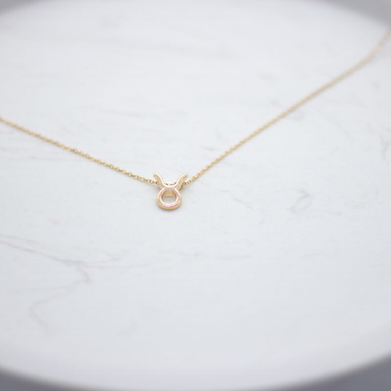 Taurus Zodiac Soya Wax Candle With Necklace - Image 4
