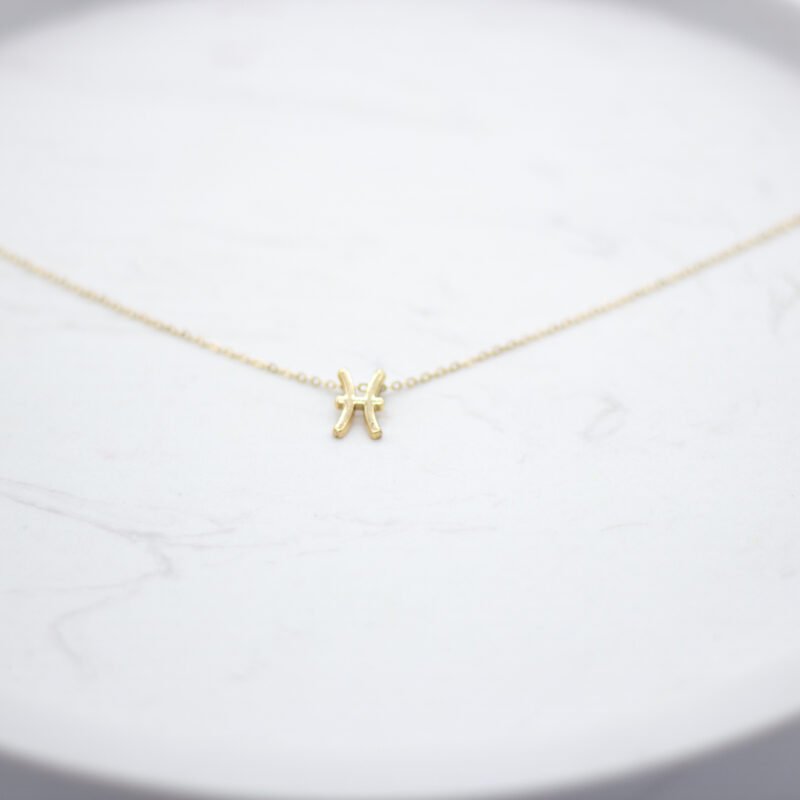 Pisces Zodiac Soya Wax Candle With Necklace - Image 4
