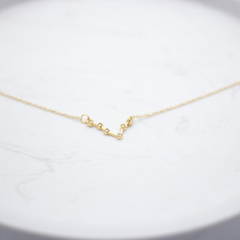 Pisces Zodiac Soya Wax Candle With Necklace - Image 5
