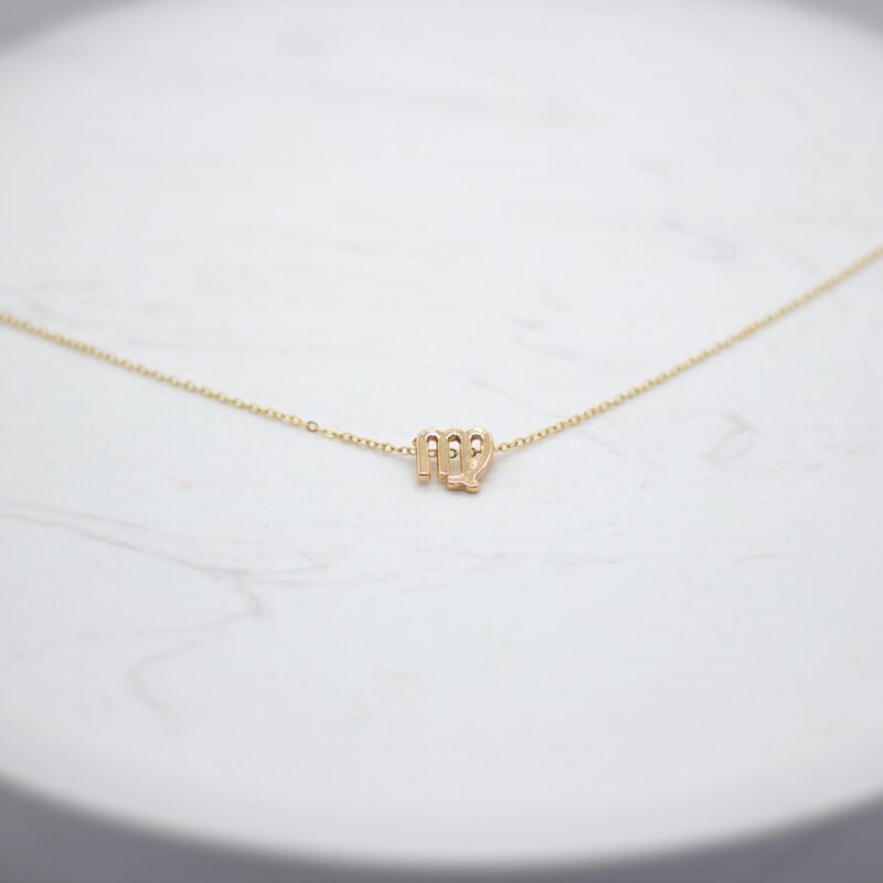 Vierge Zodiac Soya Wax Candle With Necklace - Image 4