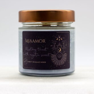 Protective Tarot Soy Wax Candle With Necklace