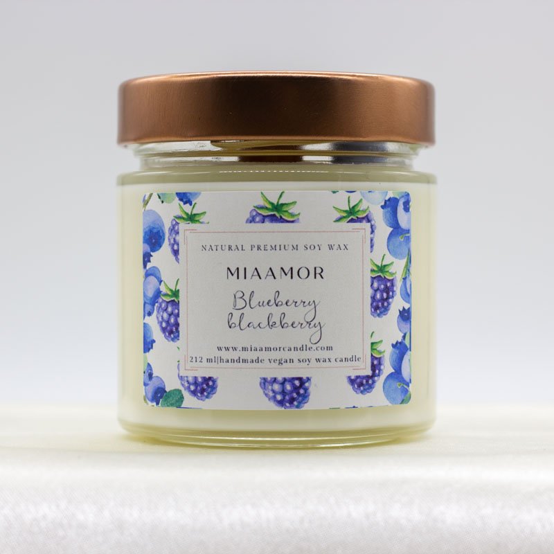 Blueberry & Blackberry Soy Wax Candle