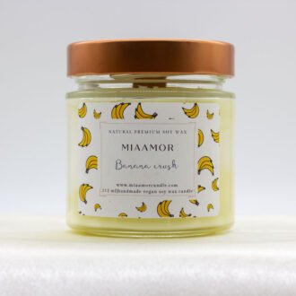 Miaamor Banana Crush Soy Wax Candle