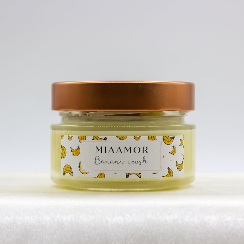 Miaamor Banana Crush Soy Wax Candle