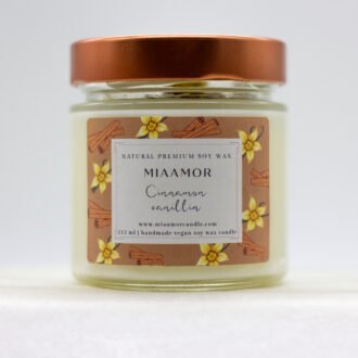 Cinnamon Vanilla Soy Wax Candle