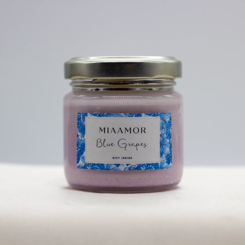 Blue Grapes-Blue Grape Soy Wax Candle