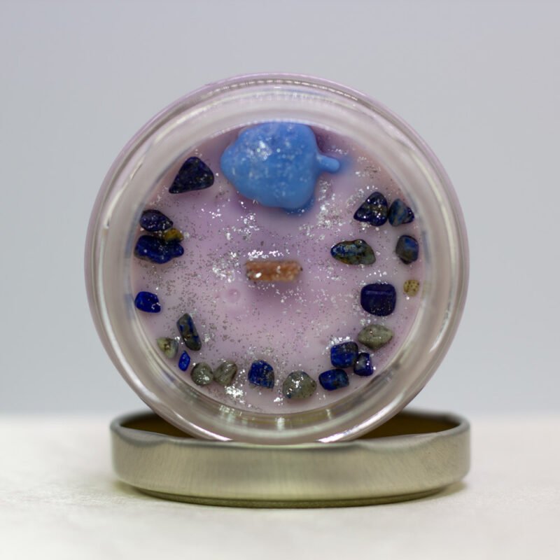 Blue Grapes-Blue Grape Soy Wax Candle - Image 2