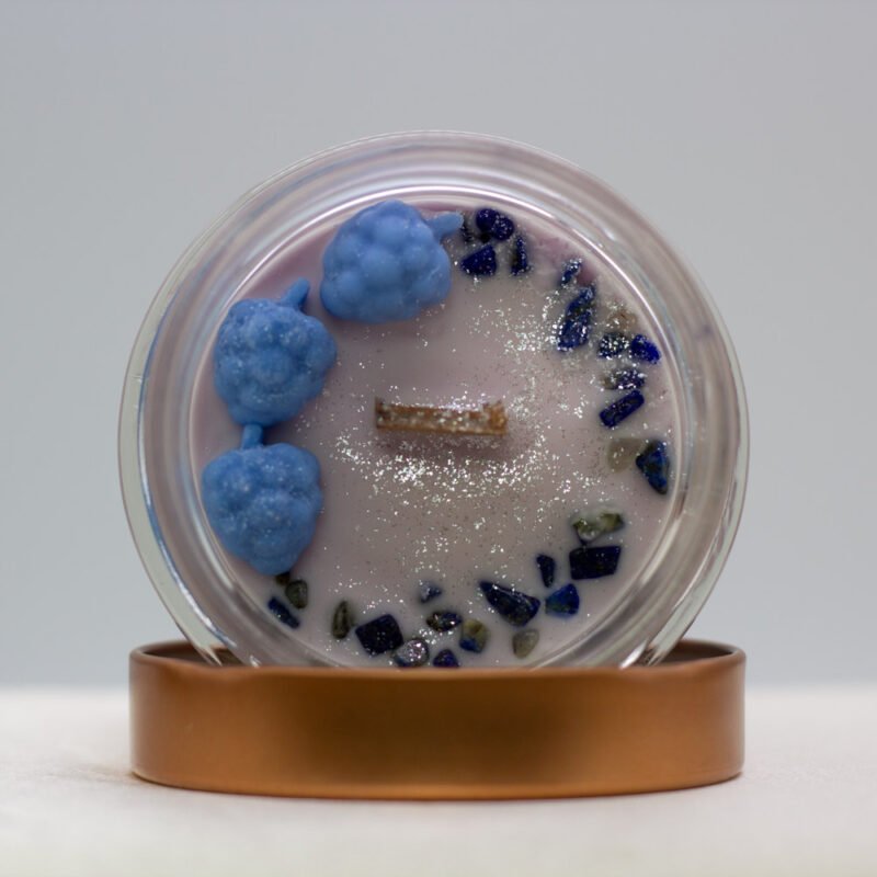 Miaamor Blue Grapes Soy Wax Candle - Image 2