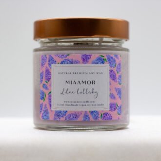 Miaamor Lilac Lullaby Soy Wax Candle
