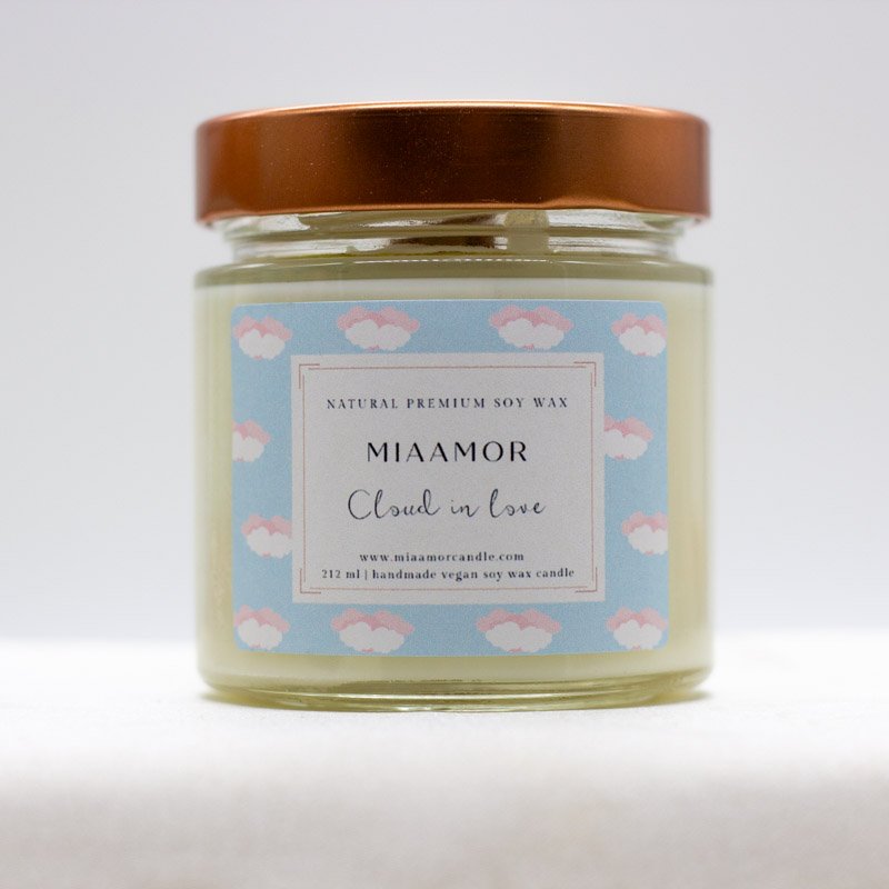 Cloud In Love- Fresh Clothes Soy Wax Candle