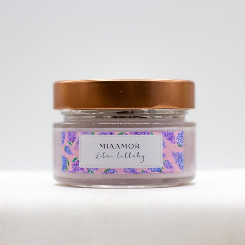 Lilac Lullaby Flower Soy Wax Candle