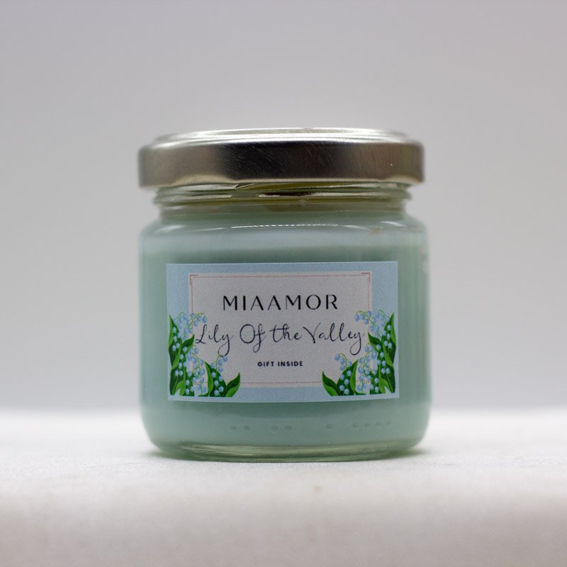 Lily Of The Valley Soy Wax Candle With Pendant