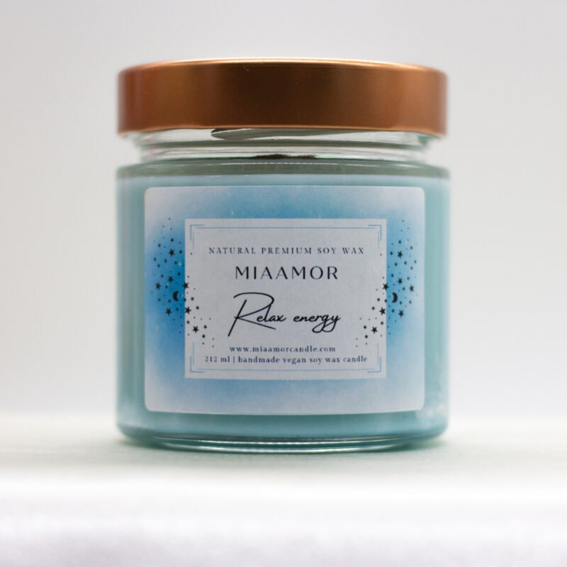 Relax Energy Manifest Soy Wax Candle