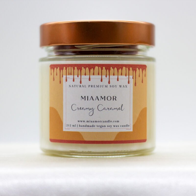 Miaamor Creamy Caramel Soy Wax Candle