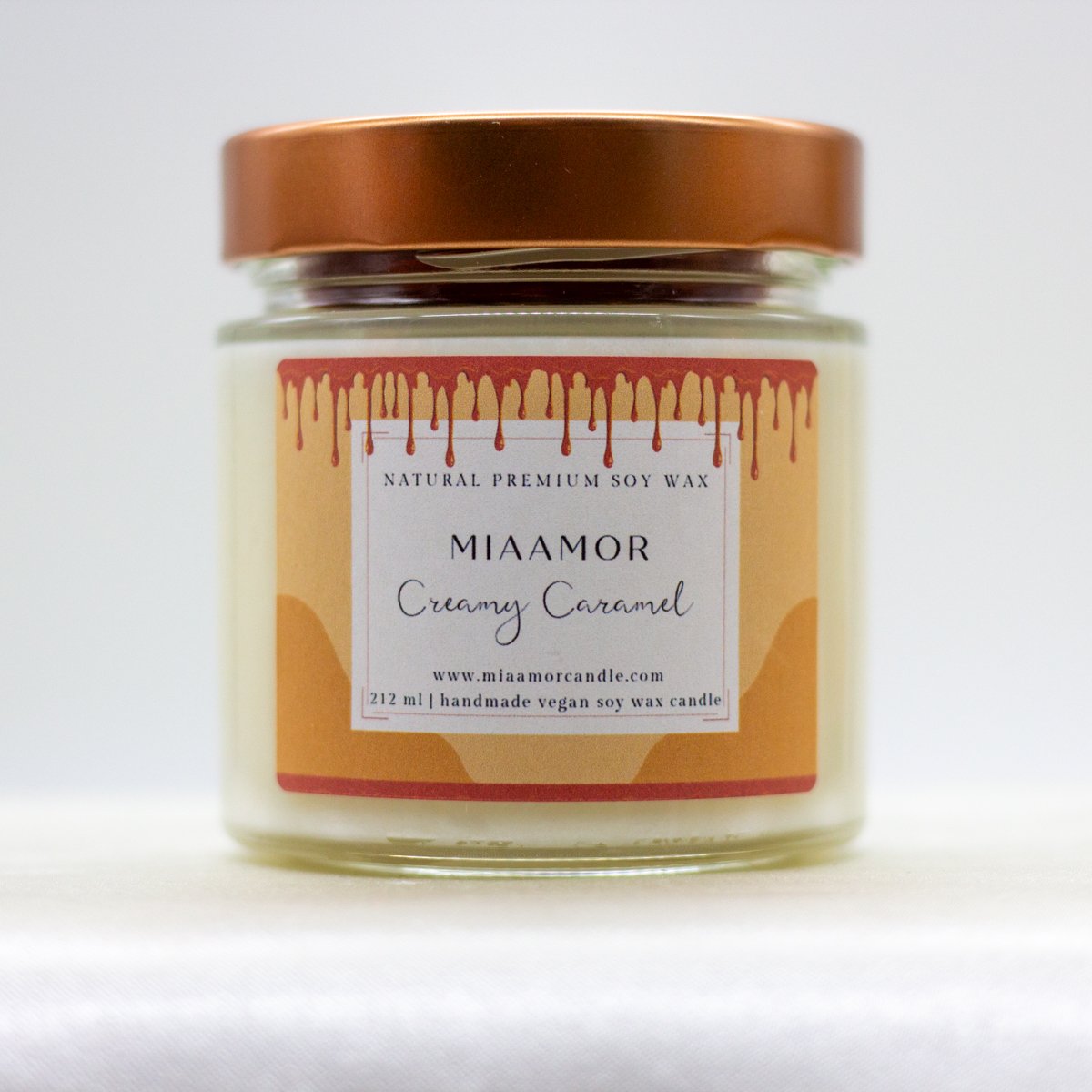Miaamor Creamy Caramel Soy Wax Candle