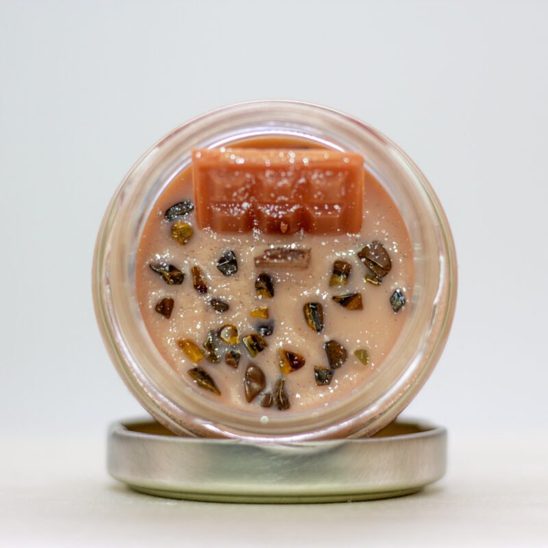 Chocolate Brownie Soy Wax Candle With Pendant - Image 2