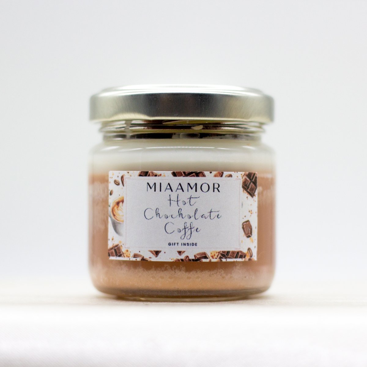Hot Chocolate Coffe Sox Wax Candle With Pendant