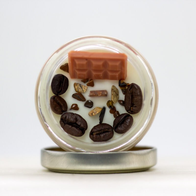Hot Chocolate Coffe Sox Wax Candle With Pendant - Image 2