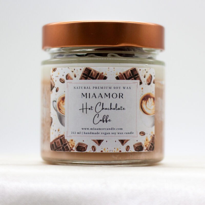 Hot Chocolate Coffe Sox Wax Candle