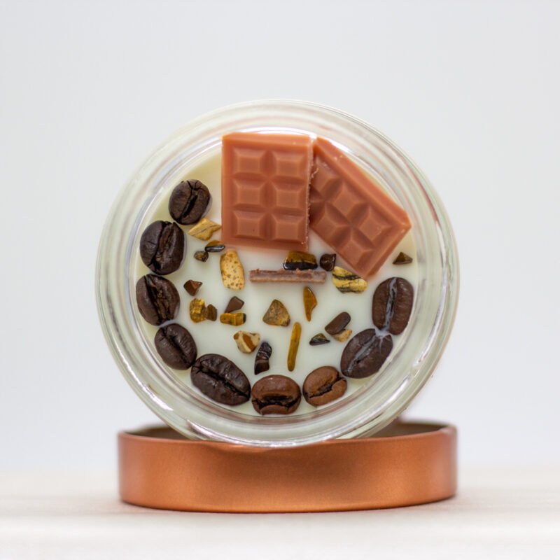 Hot Chocolate Coffe Sox Wax Candle - Image 2