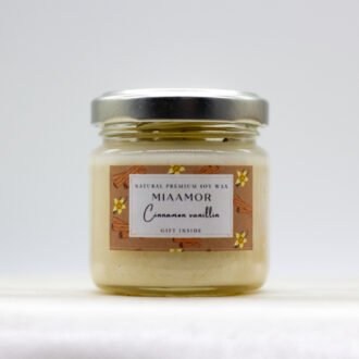 Cinnamon Vanilla Soy Wax Candle With Pendant