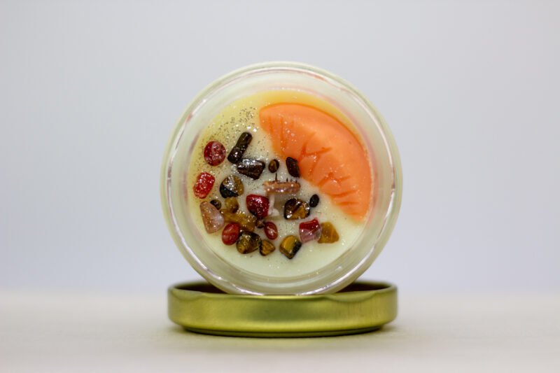 Wonderful Orange Soy Wax Candle With Pendant - Image 2
